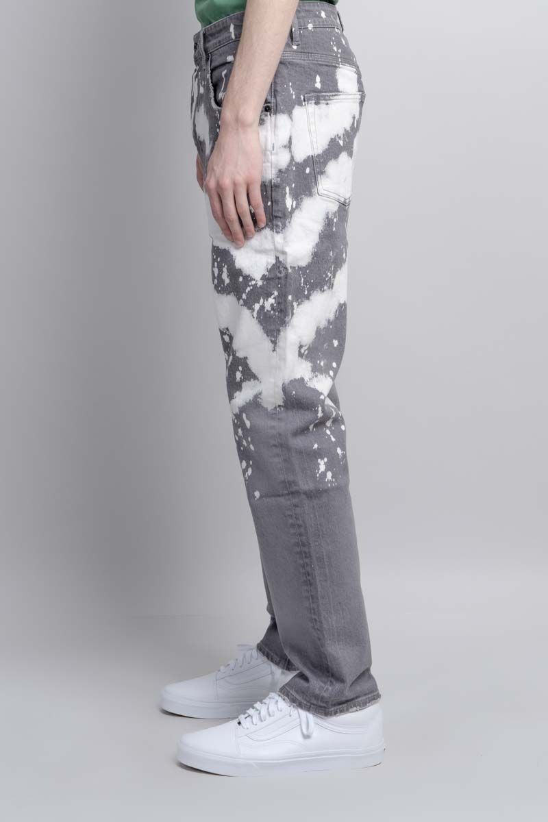 Neon Denim Brand Thunders in Grey Wash Bleach