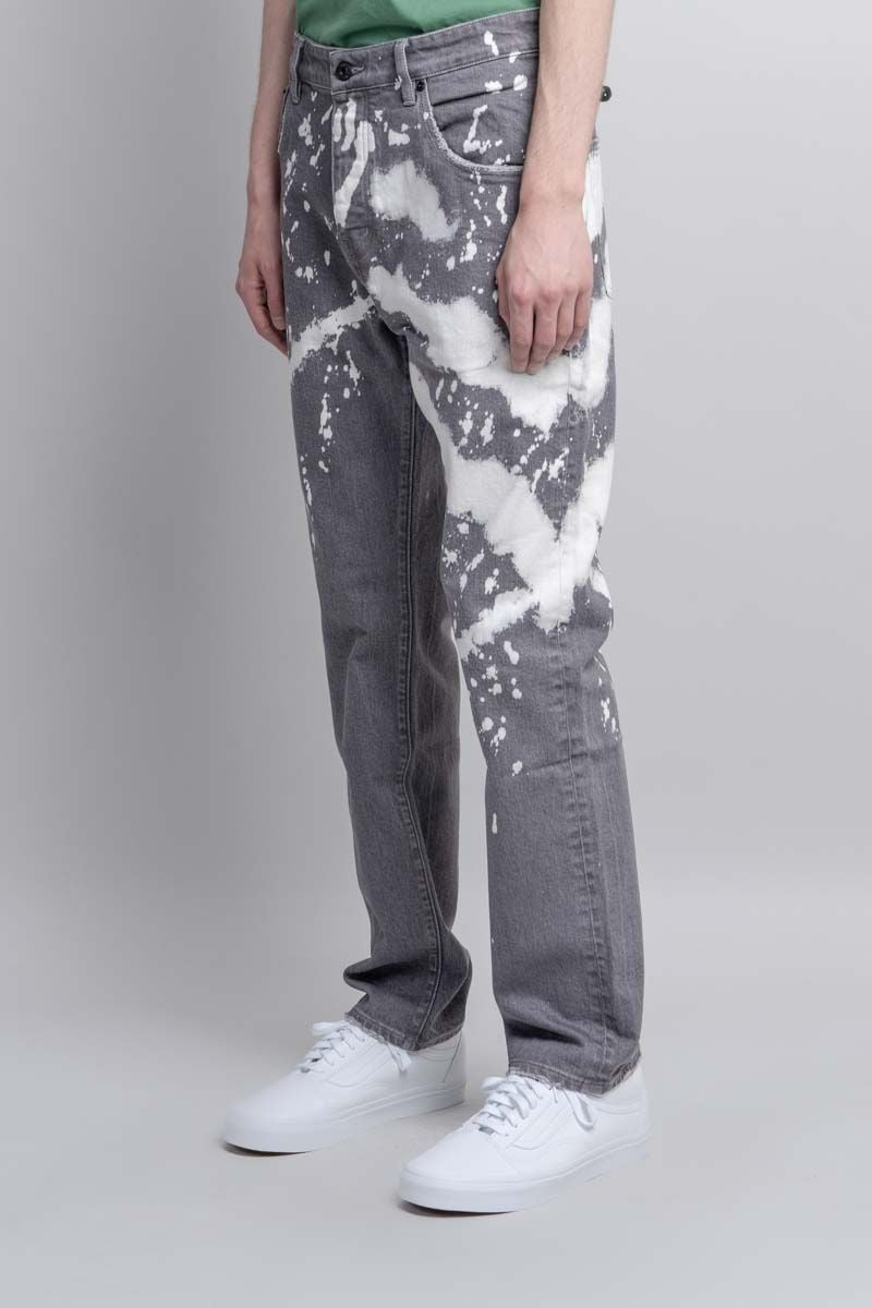 Neon Denim Brand Thunders in Grey Wash Bleach