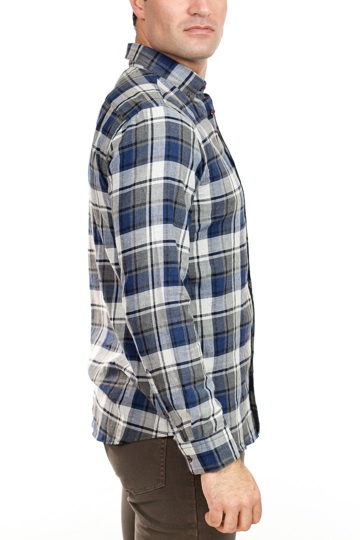 Brax - Dalton Check Shirt - Blue