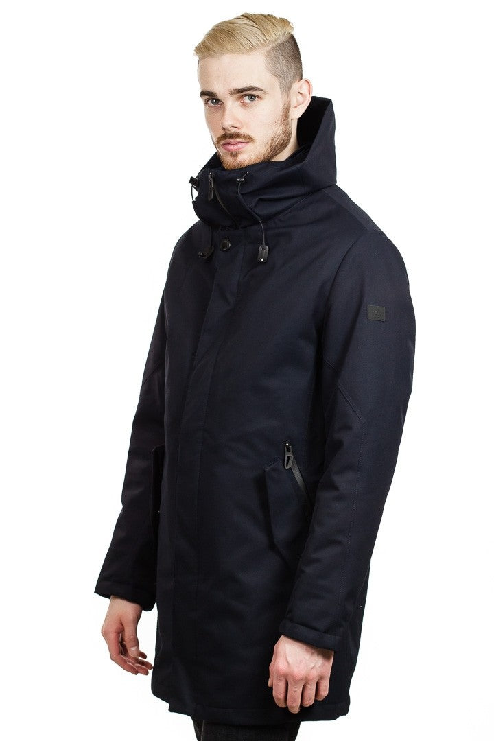 Bugatti Mens Flexcity Waterproof Coat in Navy