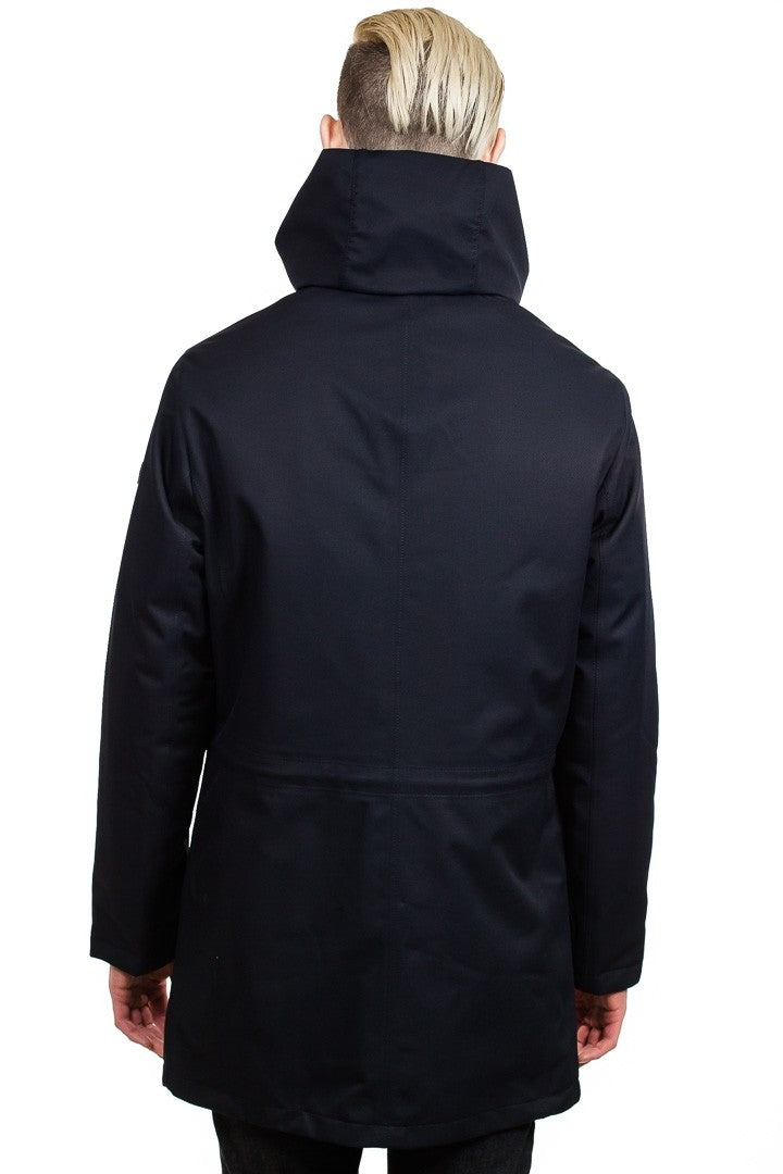 Bugatti Mens Flexcity Waterproof Coat in Navy