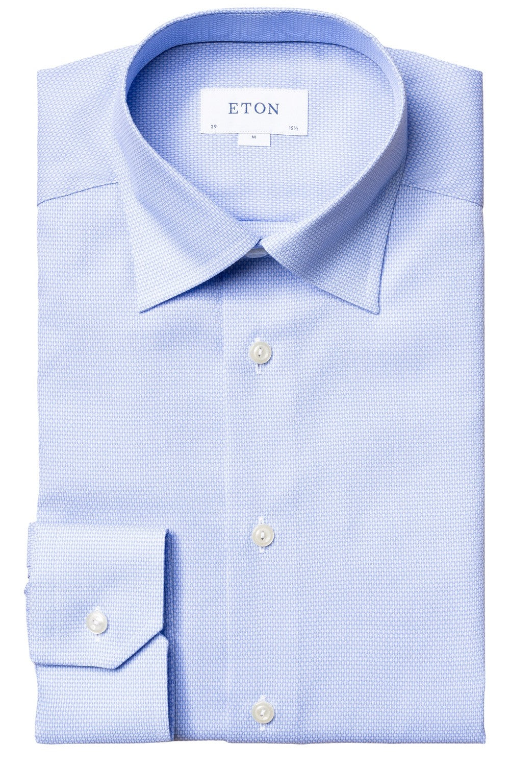 ETON Light Blue Dobby Contemporary Fit Shirt