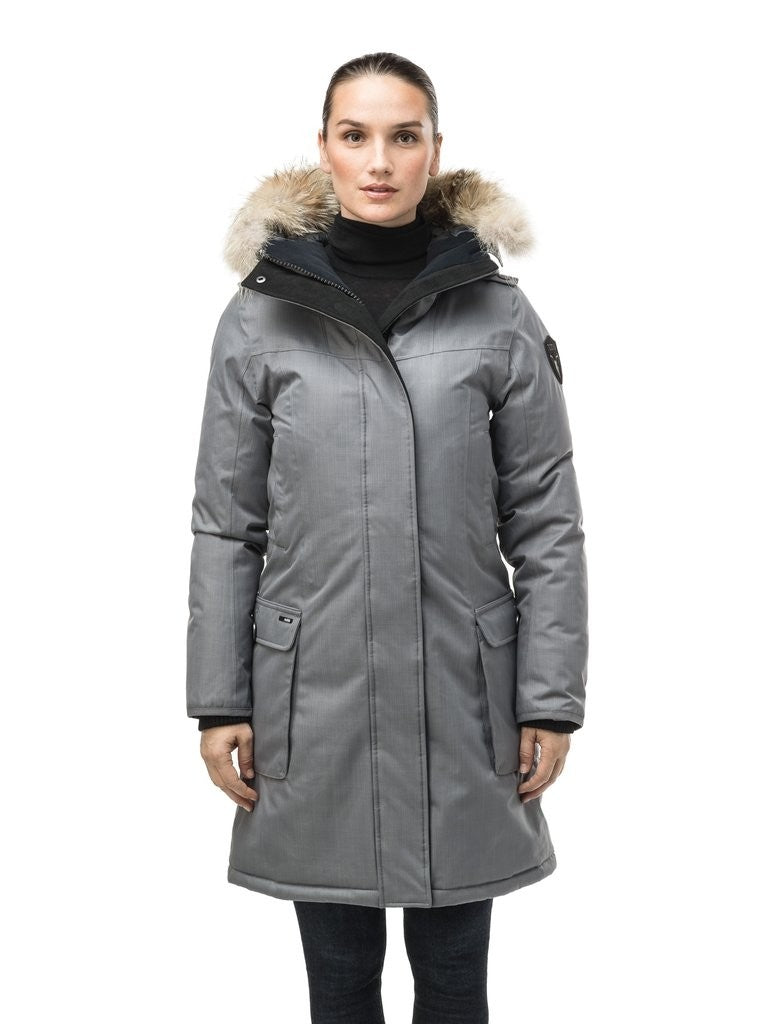 Nobis Abby Ladies Parka in Concrete