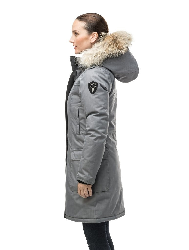 Nobis Abby Ladies Parka in Concrete