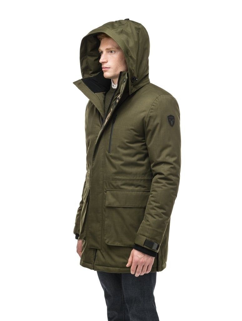 Nobis Martin Mens Hooded Parka in Fatigue