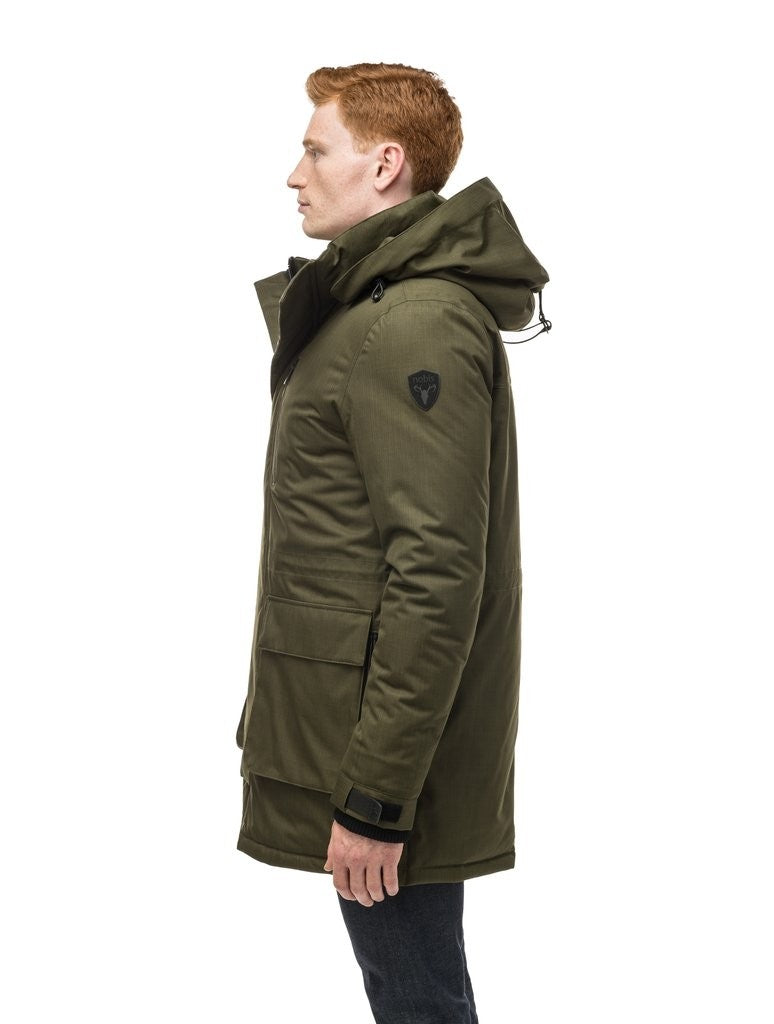 Nobis Martin Mens Hooded Parka in Fatigue