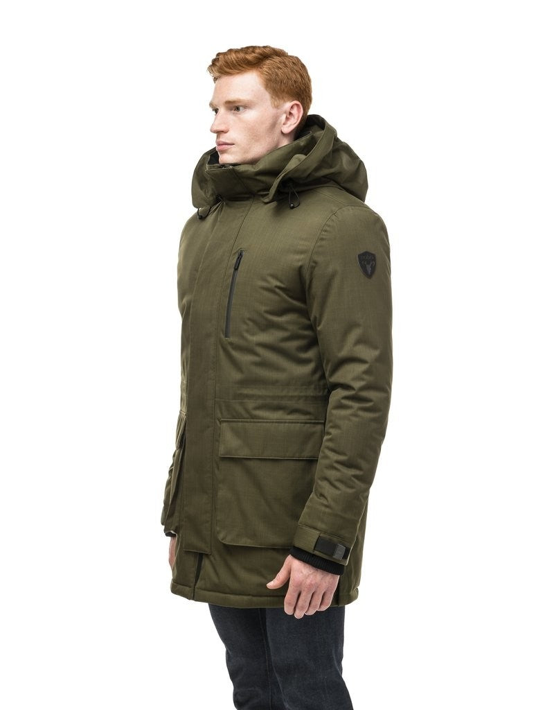 Nobis Martin Mens Hooded Parka in Fatigue