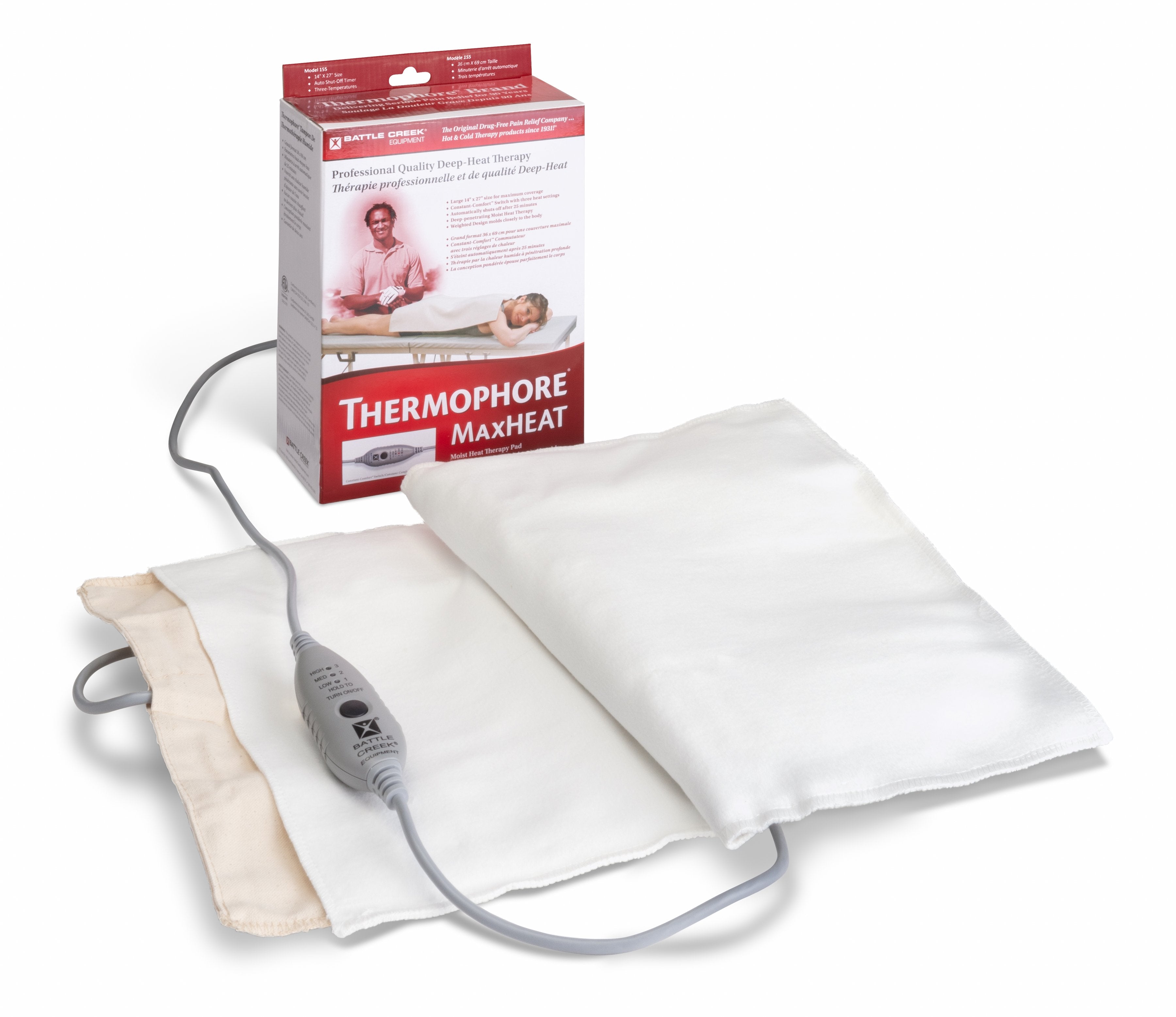 Thermophore MaxHEAT Moist Heat Pack Model 155 Large 14 x 27, therapysupply