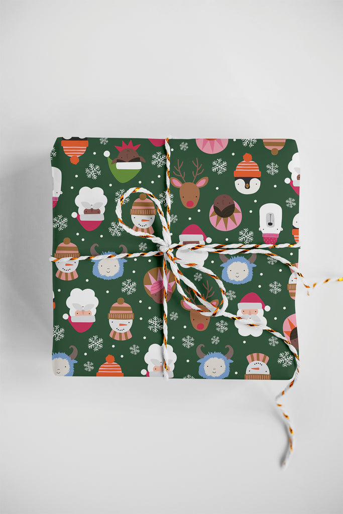 Cats Christmas Wrapping Paper, Gift Wrap