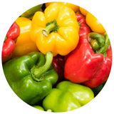 Red, Green and Yellow Bell Peppers