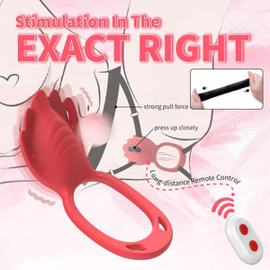 Wearable Adult Sex Toy Vibrating Ring with Remote Control - Catherine's Scandal
