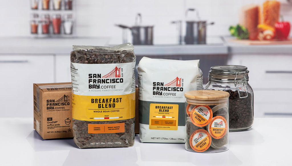 Breakfast Blend family of products available.