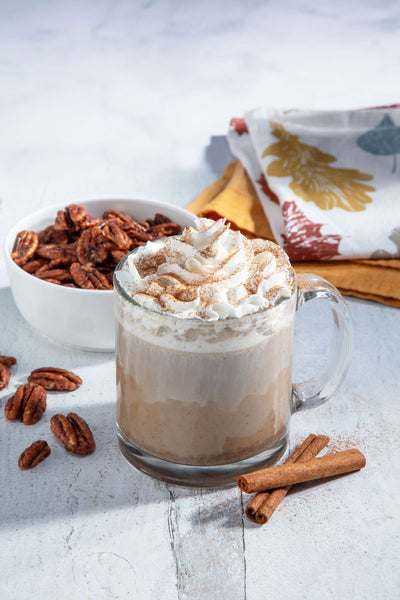 Image of pecan pie latte.