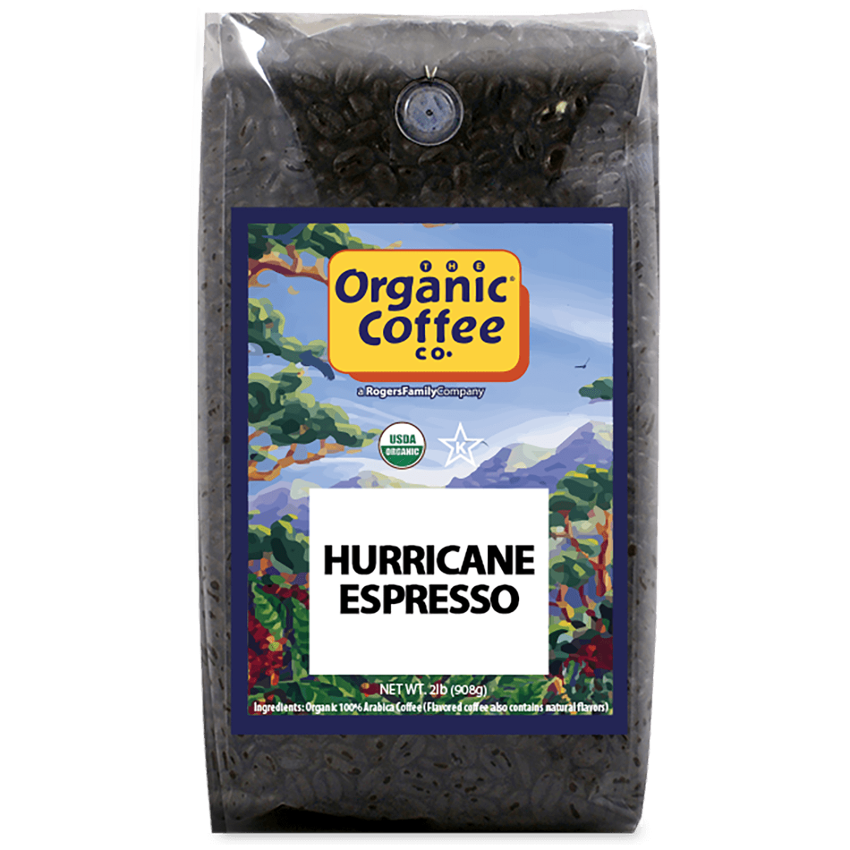 Organic Hurricane Espresso Whole Bean, 2 lb Bag - SF Bay Coffee product image