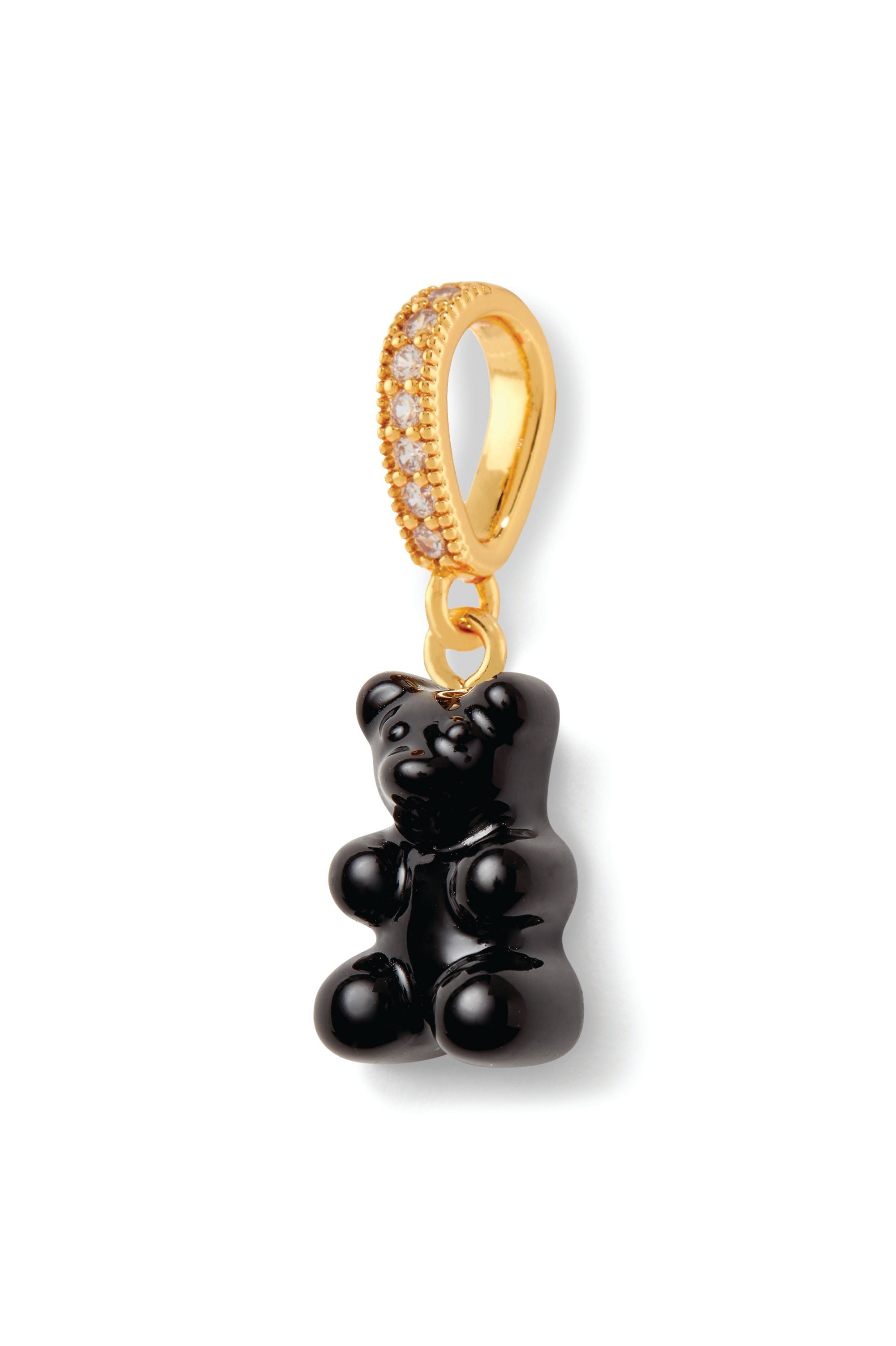 Nostalgia bear - Black - Classic connector – Crystal Haze Jewelry