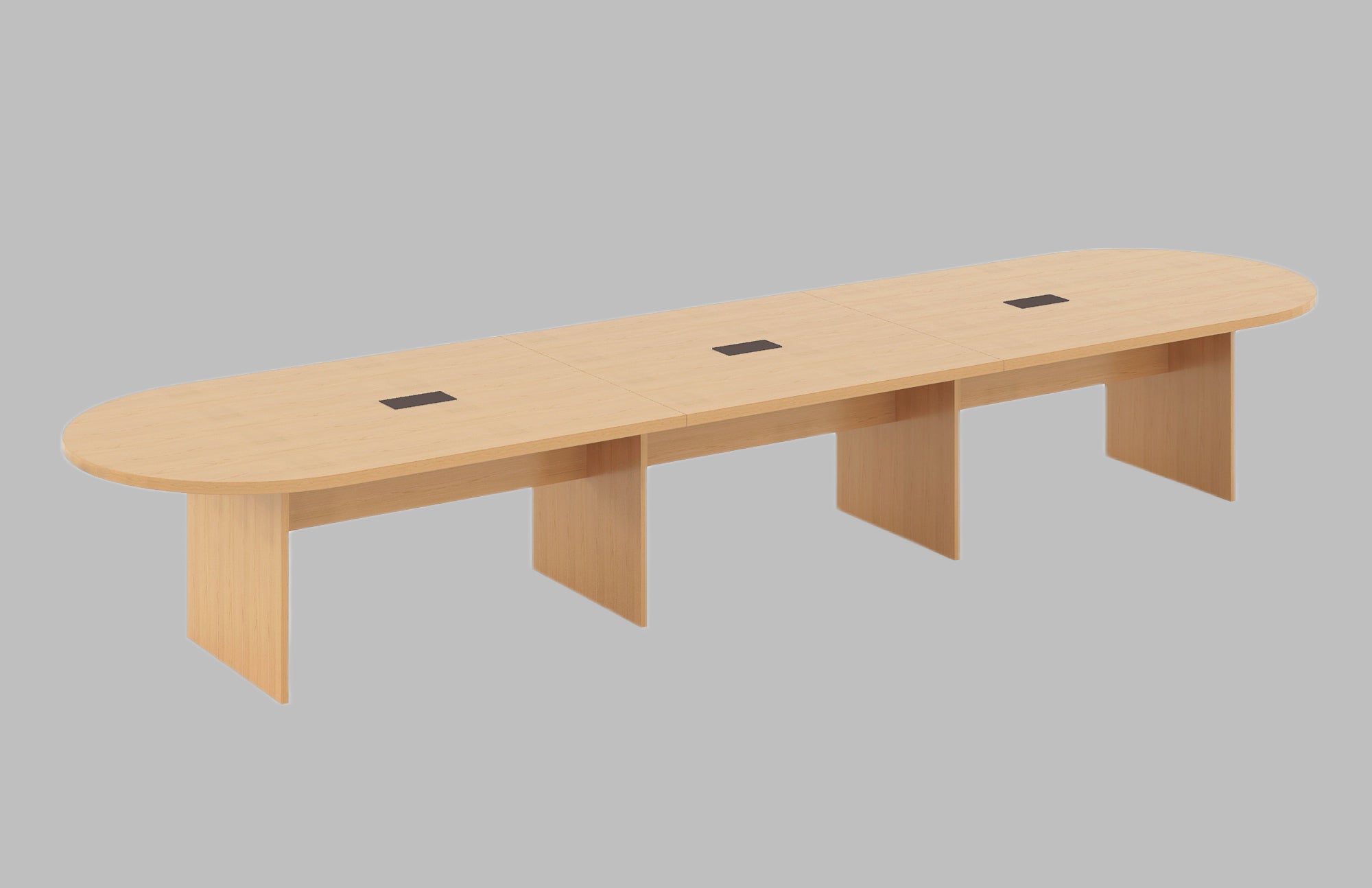 Monterey Office Conference Table | 16 ft Racetrack Shaped