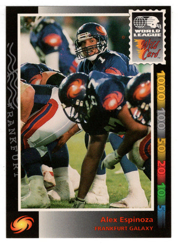 1992 Wild Card WLAF #62 Joe Howard-Johnson - NM-MT