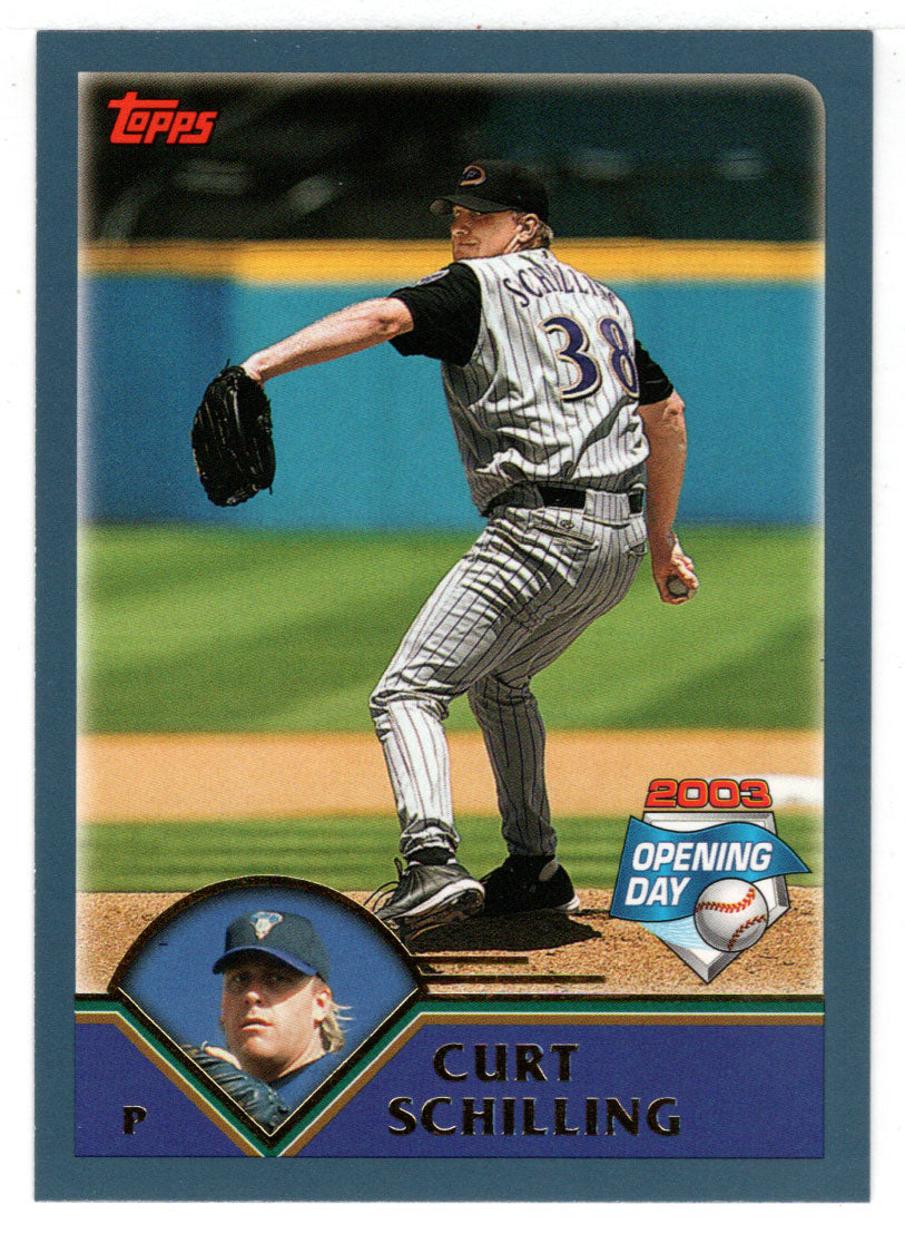 Curt Schilling - Arizona Diamondbacks (MLB Baseball Card) 2003 Topps O –  PictureYourDreams