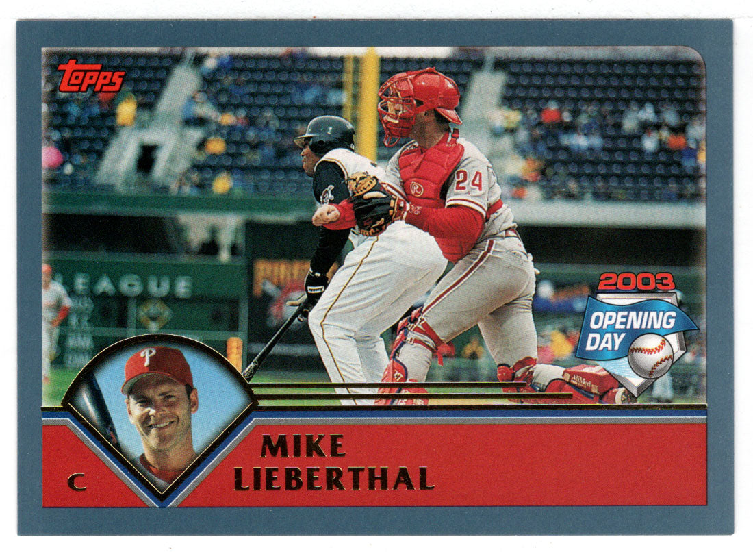 Mike Lieberthal - Trading/Sports Card Signed