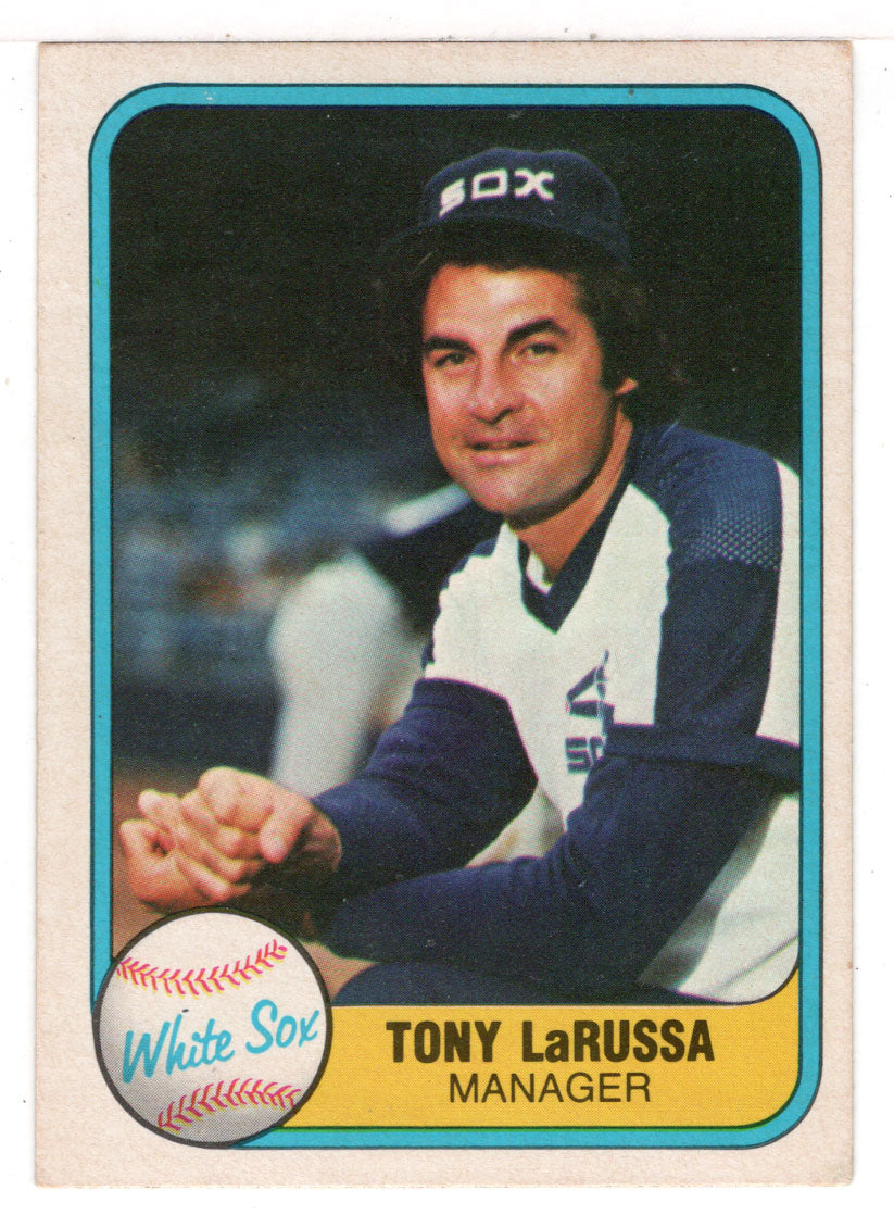 Tony LaRussa - Chicago White Sox (MLB Baseball Card) 1981 Fleer # 344 –  PictureYourDreams