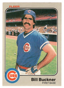 Bill Buckner - Chicago Cubs (MLB Baseball Card) 1983 Fleer # 492 Mint –  PictureYourDreams