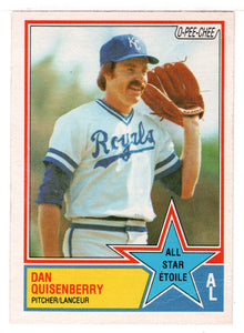 Dan Quisenberry - Kansas City Royals - All-Star (MLB Baseball Card) 19 –  PictureYourDreams