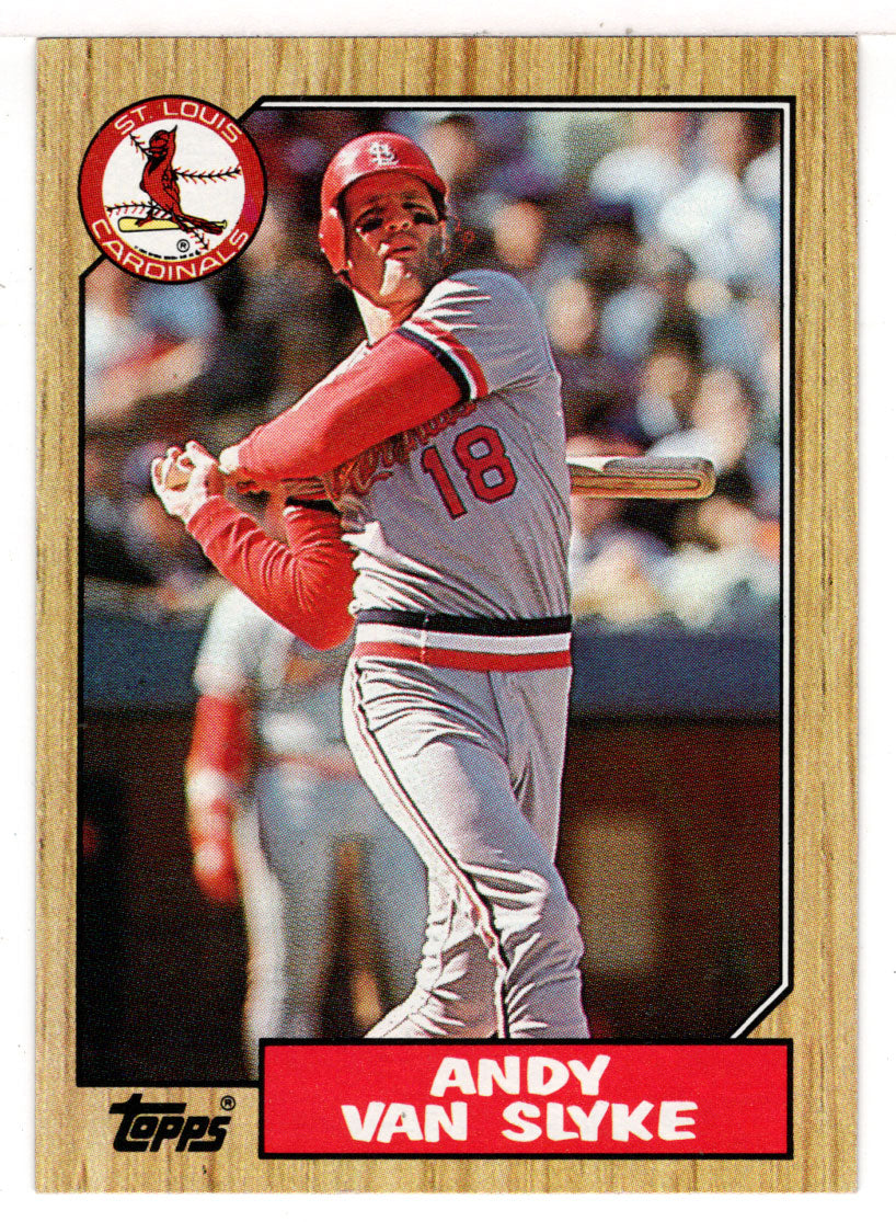 Andy Van Slyke - St. Louis Cardinals (MLB Baseball Card) 1987