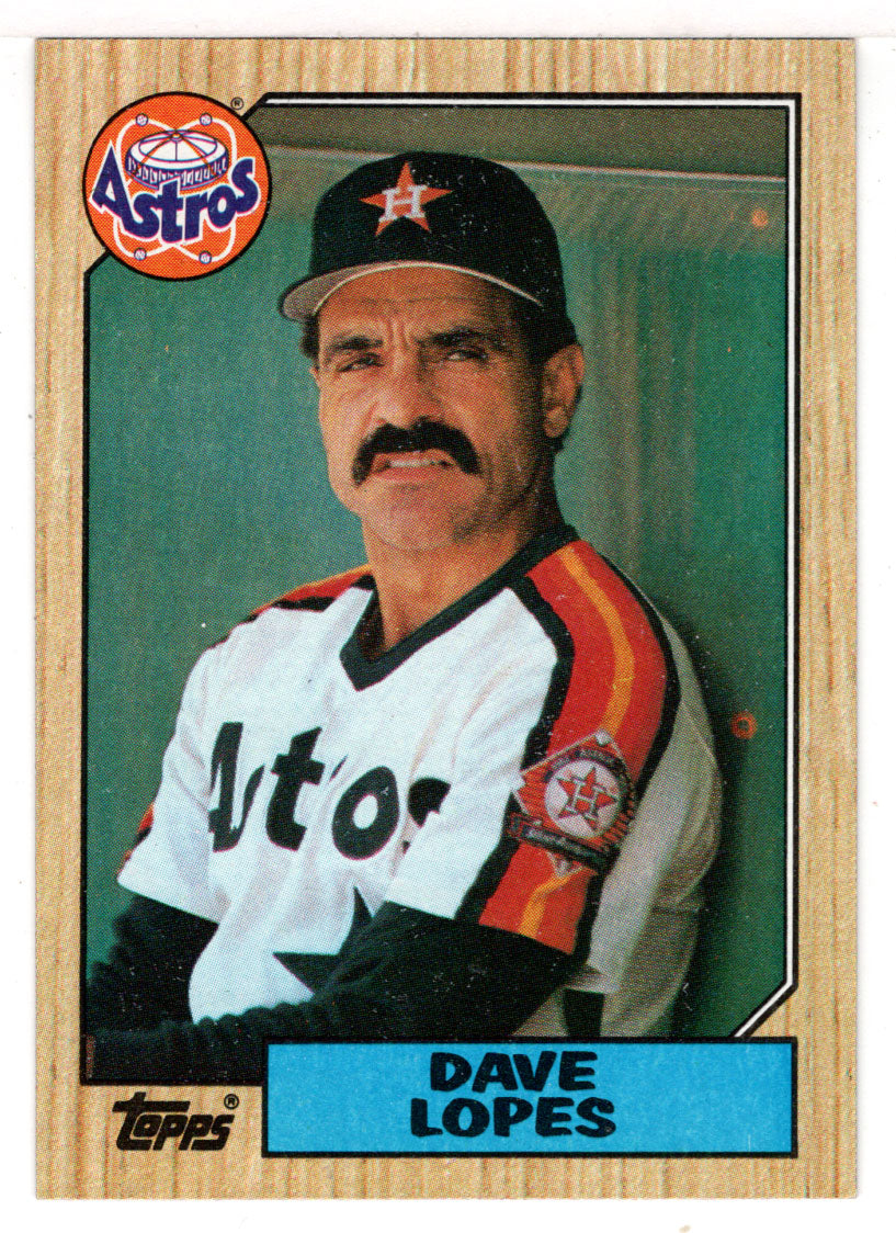 Dave Lopes - Houston Astros (MLB Baseball Card) 1987 Topps # 445 Mint –  PictureYourDreams