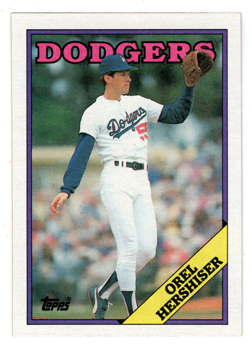 Orel Hershiser Baseball Card