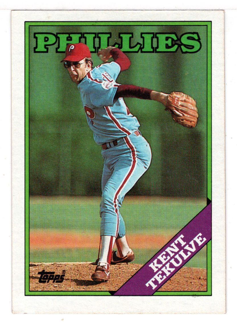 Kent Tekulve - Philadelphia Phillies (MLB Baseball Card) 1988