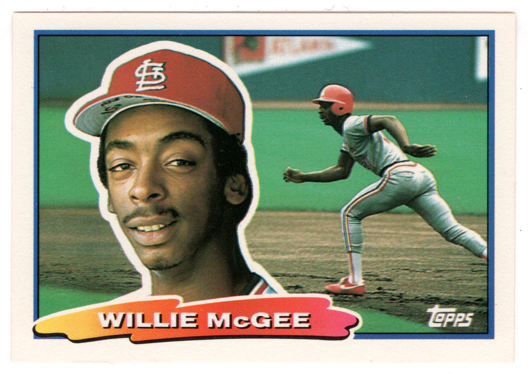 Willie McGee - St. Louis Cardinals (MLB Baseball Card) 1988 Topps Big –  PictureYourDreams
