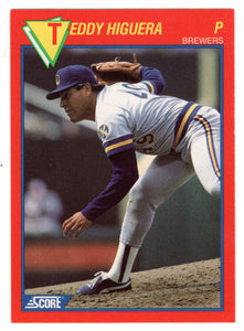 Teddy Higuera - Milwaukee Brewers (MLB Baseball Card) 1989 Score Hotte –  PictureYourDreams