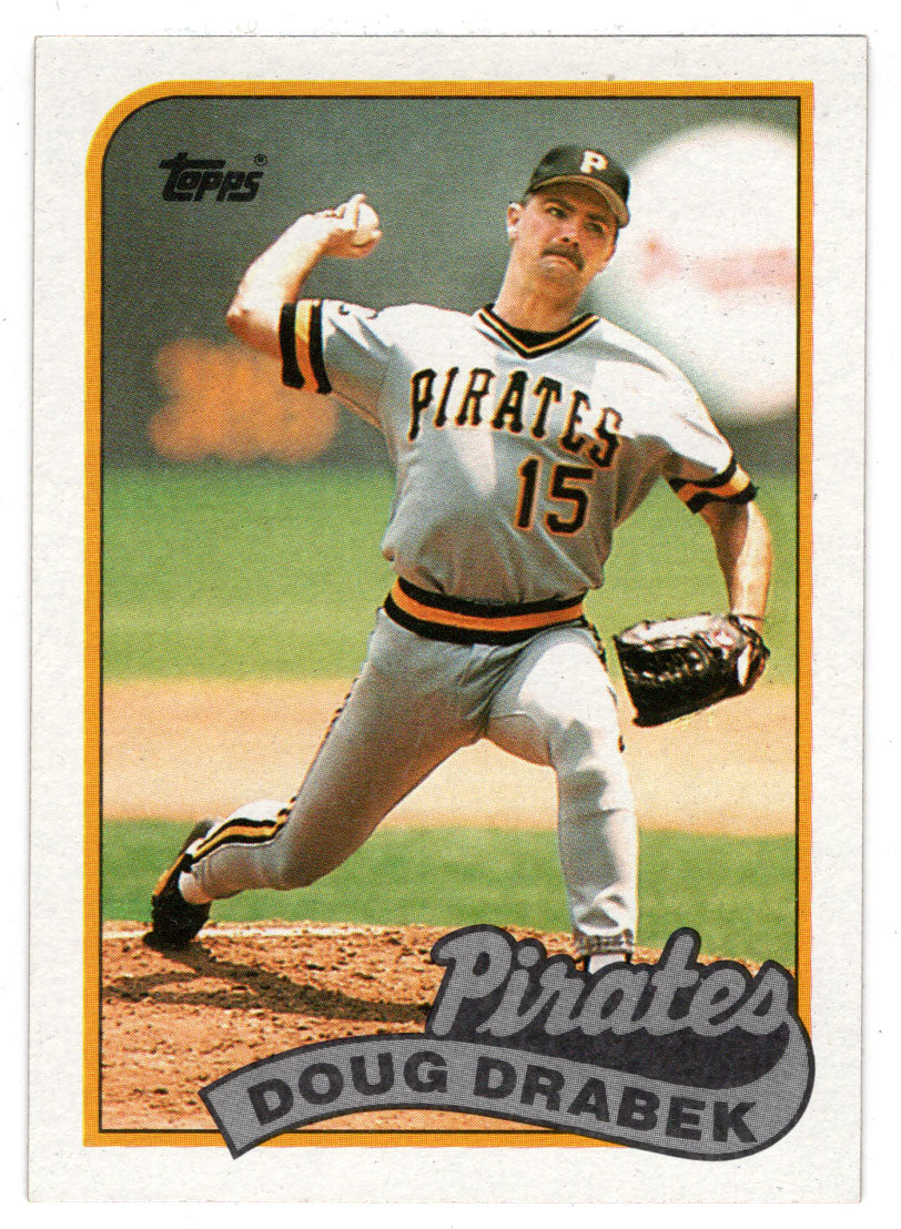 Doug Drabek - Pittsburgh Pirates (MLB Baseball Card) 1989 Topps