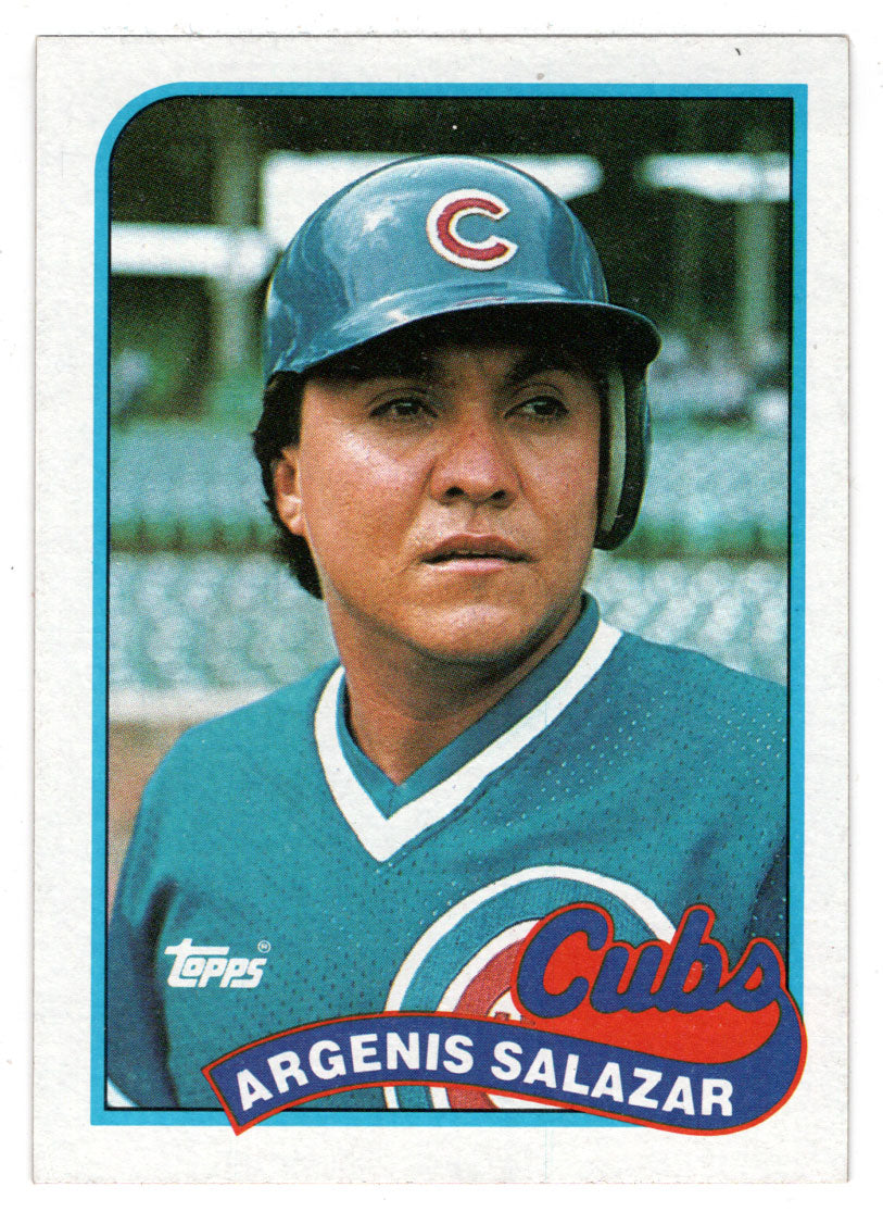 Argenis Salazar - Chicago Cubs (MLB Baseball Card) 1989 Topps