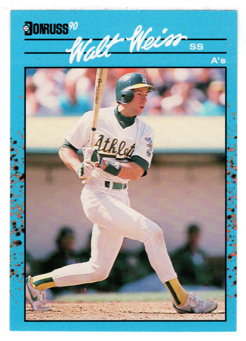 Walt Weiss - Oakland Athletics (MLB Baseball Card) 1990 Donruss