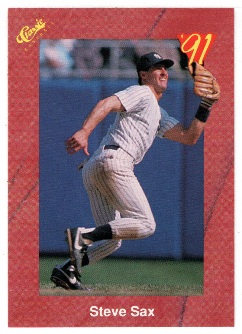 Steve Sax - New York Yankees (MLB Baseball Card) 1991 Classic II # 17 –  PictureYourDreams