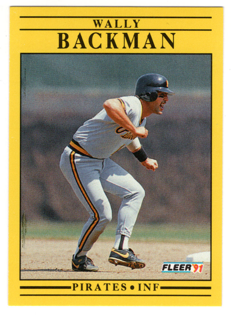 Wally Backman - Pittsburgh Pirates (MLB Baseball Card) 1991 Fleer # 29 –  PictureYourDreams