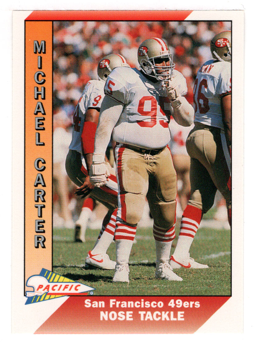 Michael Carter - San Francisco 49ers (NFL Football Card) 1991 Pacific –  PictureYourDreams