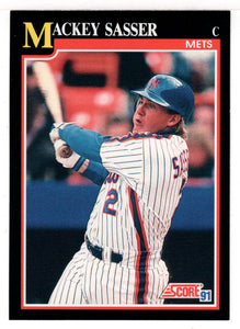 Mackey Sasser - New York Mets (MLB Baseball Card) 1991 Score # 307