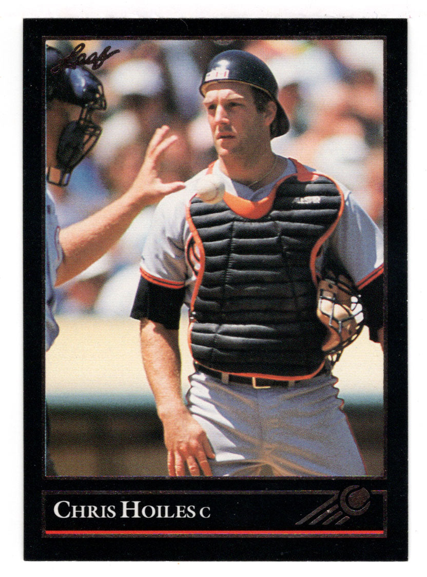 Chris Hoiles - Baltimore Orioles (MLB Baseball Card) 1992 Leaf Black G –  PictureYourDreams