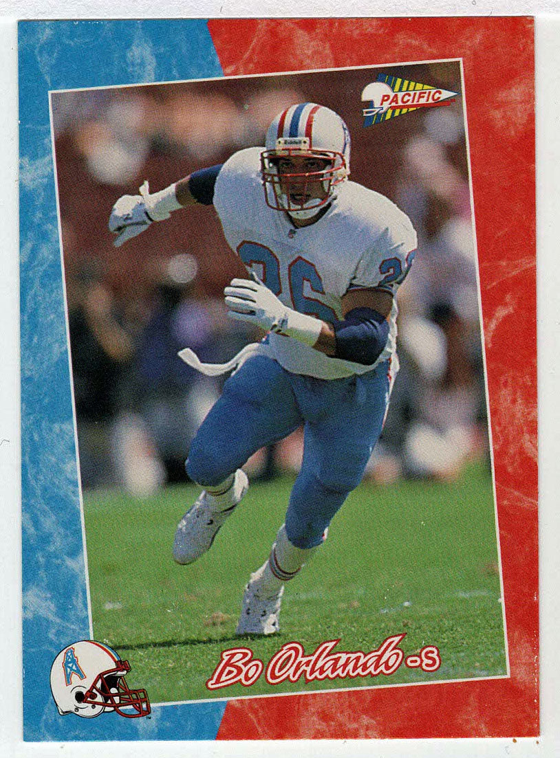 Bo Orlando - Houston Oilers (NFL Football Card) 1993 Pacific # 289 Mint
