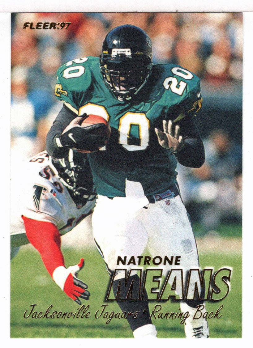 Natrone Means - Jacksonville Jaguars (NFL Football Card) 1997