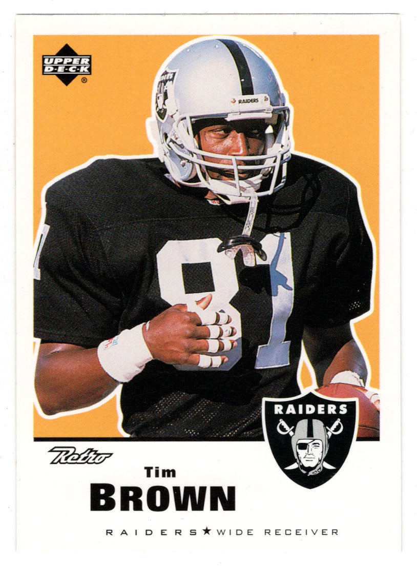 Tim Brown - Oakland Raiders (NFL Football Card) 1999 Upper Deck