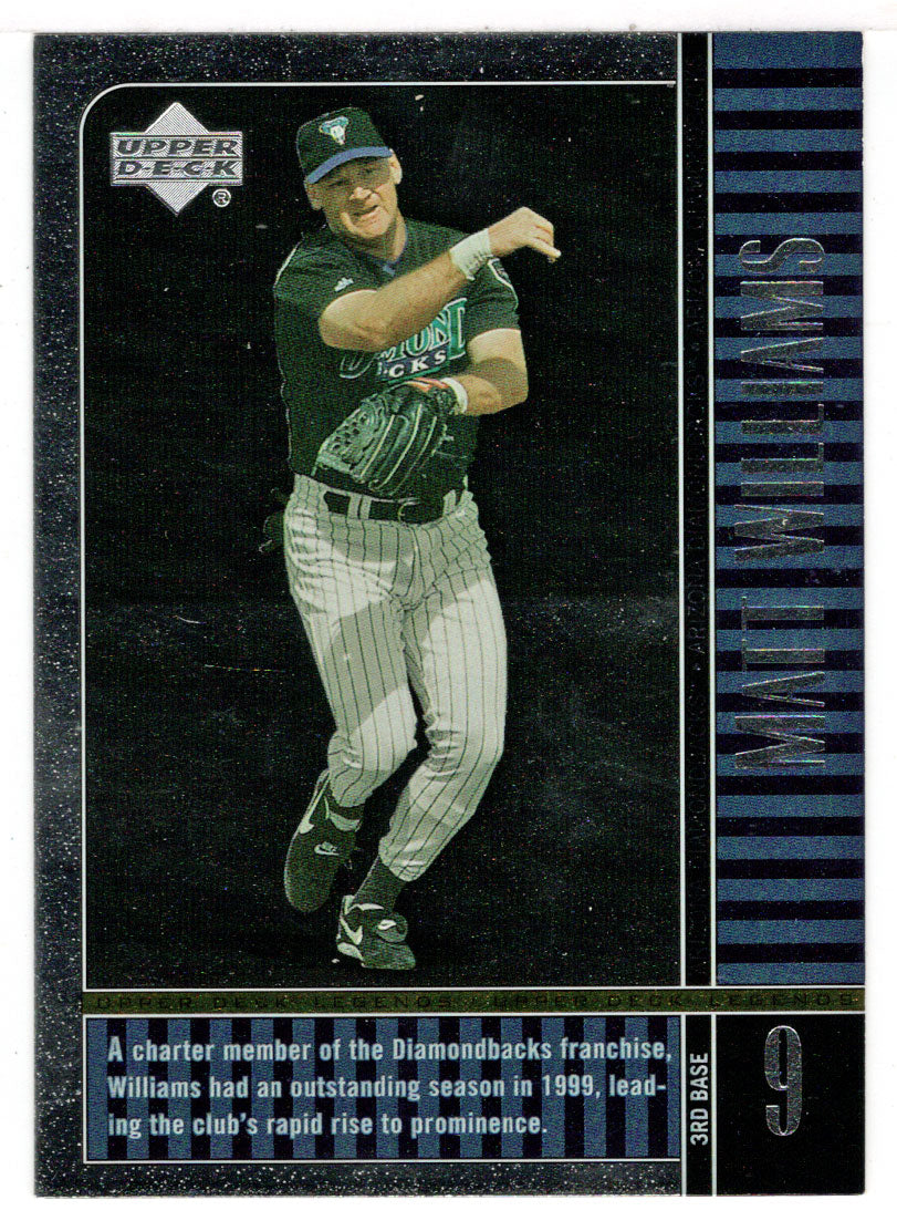 Matt Williams - Arizona Diamondbacks (MLB Baseball Card) 2000 Upper De –  PictureYourDreams