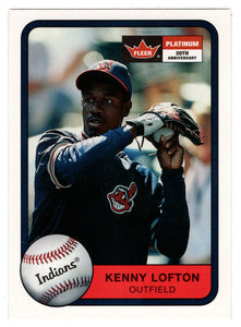 Kenny Lofton - Cleveland Indians (MLB Baseball Card) 2001 Fleer