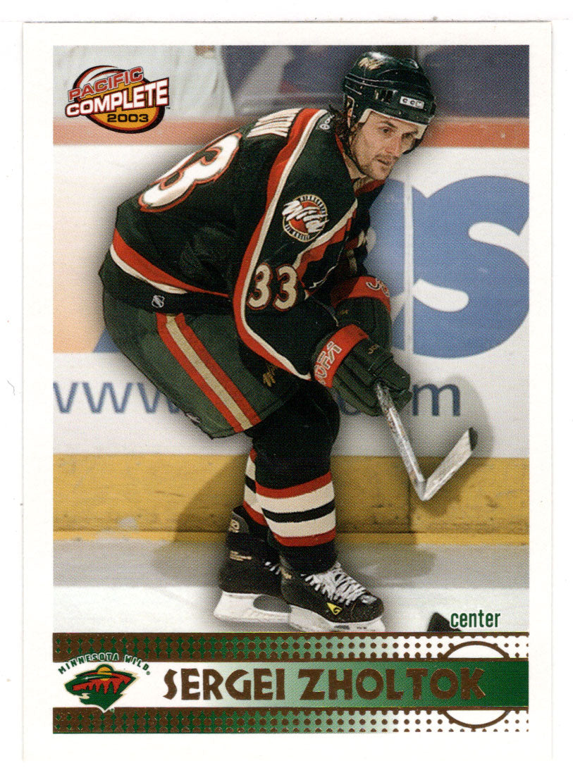 Sergei Zholtok ,Minnesota Wild · waltbarry.com · Online Store