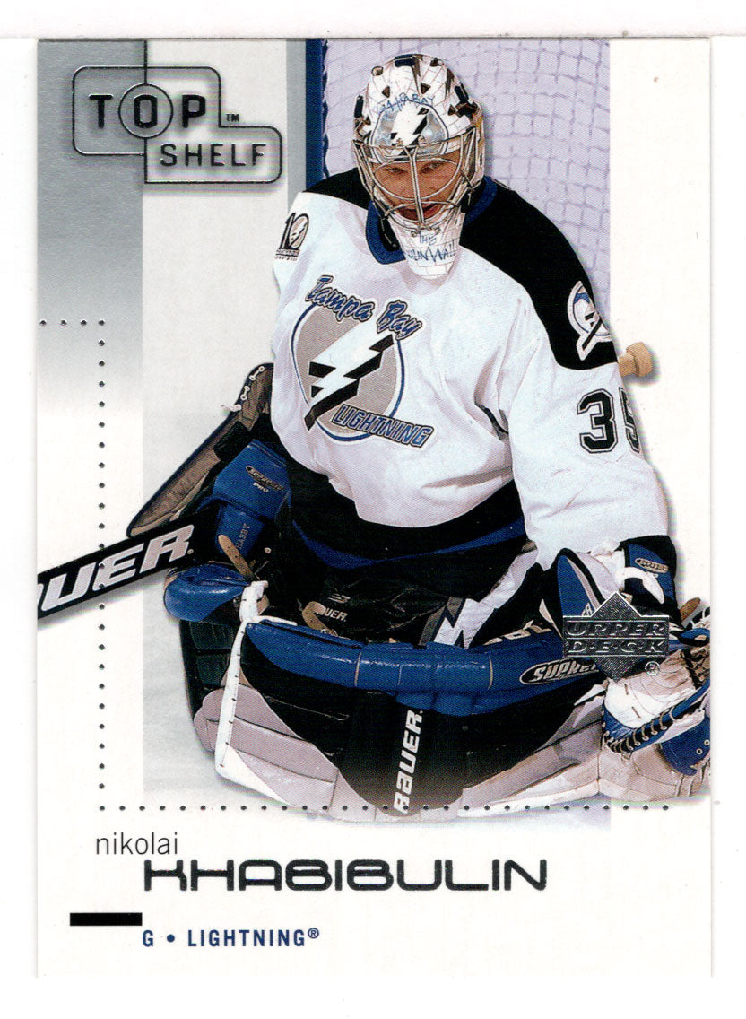 Nikolai Khabibulin - Tampa Bay Lightning (NHL Hockey Card) 2002-03 Upp –  PictureYourDreams