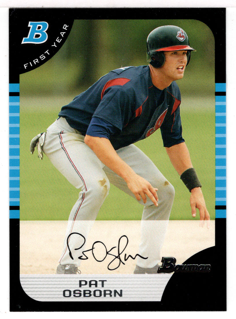 Pat Osborn - Cleveland Indians (MLB Baseball Card) 2005 Bowman # 242 M –  PictureYourDreams