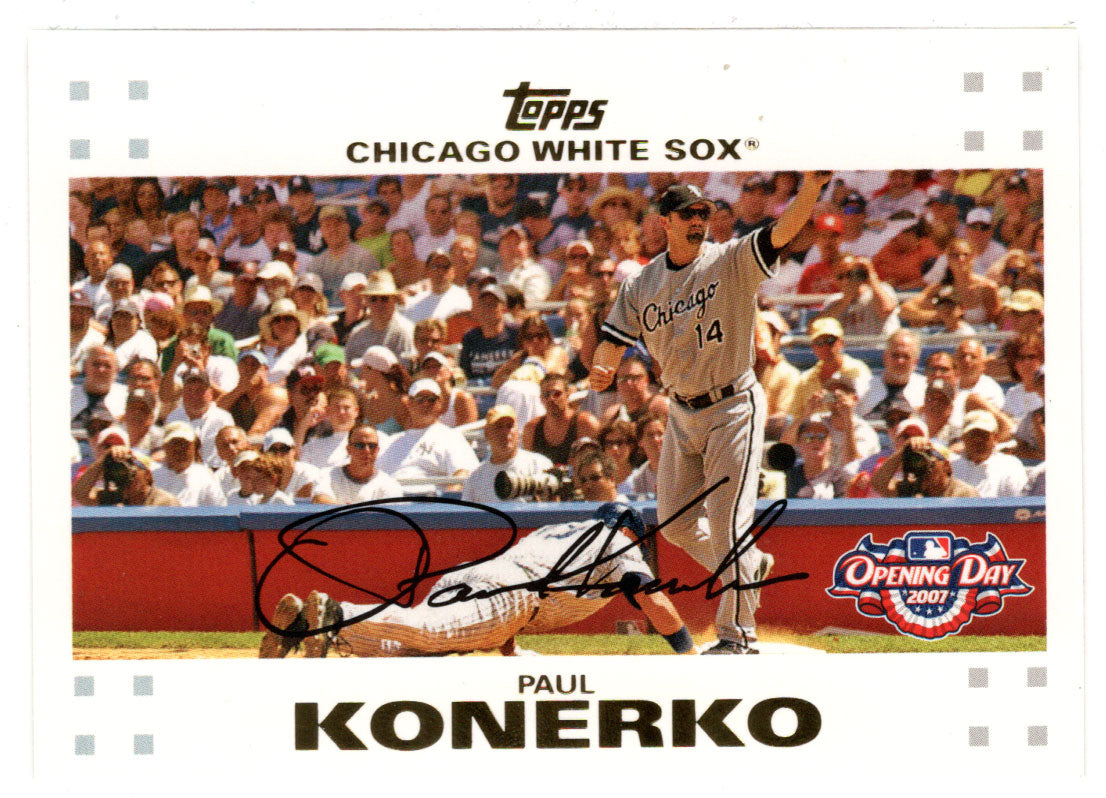 Paul Konerko Wood Print by Elsa - MLB Photo Store