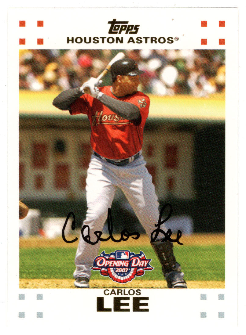 2007 Topps Update #261 Carlos Lee - Houston Astros (All-Star